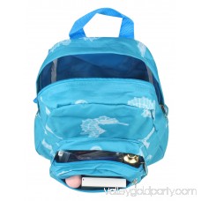 Zodaca Bright Stylish Kids Small Backpack Outdoor Shoulder School Zipper Bag Adjustable Strap (Size: 9.25 L x 3.5 W x 11.5 H)